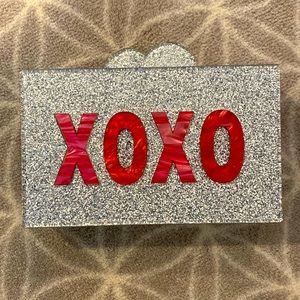 Bari Lynn x Neiman Marcus XOXO box clutch